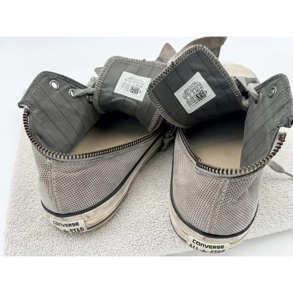Converse x Varvatos Chuck Taylor Hi 151283C US12 Grey w/ Zip - Picture 7 of 9
